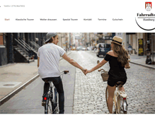 Tablet Screenshot of fahrradtour-hamburg.de